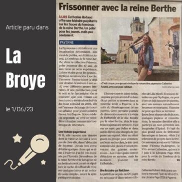 Article de Presse : La Broye